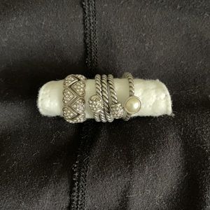 Brighton crystal fashion ring sz 5.5-6